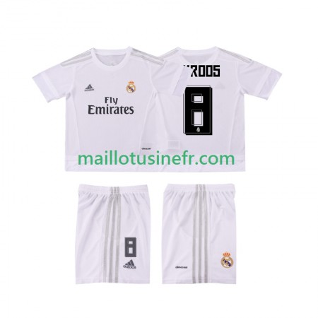 Maillot de Foot Real Madrid KROOS 8 2015 2016 Domicile Retro - Enfant Maillot de Foot Real Madrid KROOS 8 2015 2016 Domicile Retro - Enfant